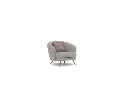  Sessel Chesterfield Wohnzimmer Grau Polstersessel Designer Einrichtung